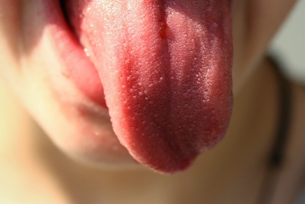tongue, human, child